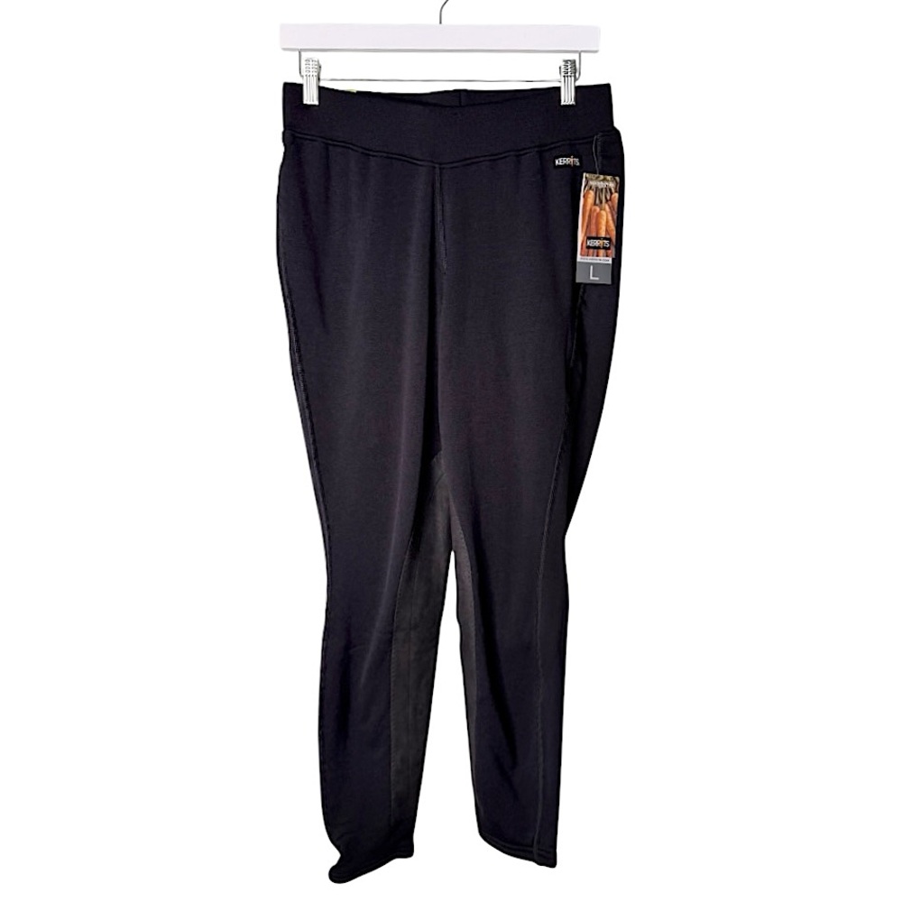 NWT Kerrits Flow Rise Powerstretch Breech Equestrian Pants‎ Black Size Large